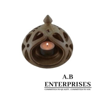 Handcrafted decorative tea light holder made in India by A.B. Enterprises – premium home décor and gifting accessory