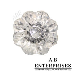 Glass Cabinet Knob Flower Design by A.B. Enterprises India