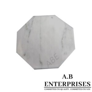 Handcrafted marble coaster AB-C-06 – premium drink coaster by A.B. Enterprises India