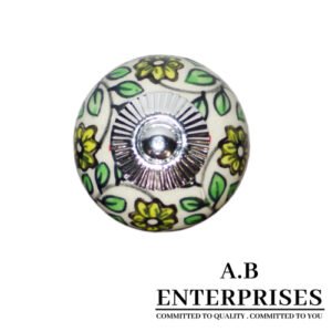 Ceramic Cabinet Knob available in all Pantone colors by A.B. Enterprises India
