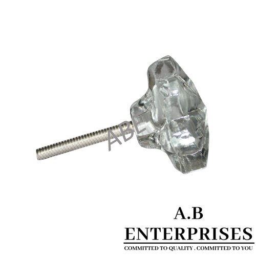 Glass Cabinet Knob Flower Design by A.B. Enterprises India