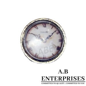 Glass Cabinet Knob Clock Design by A.B. Enterprises India