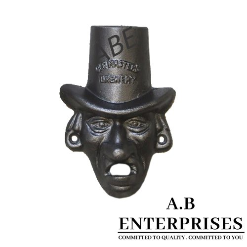 Joker Bottle Opener – Cast Iron Fun Bar Tool by A.B. Enterprises