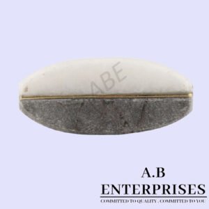 Marble Stone Cabinet Knob in Black n White pattern by A.B. Enterprises India