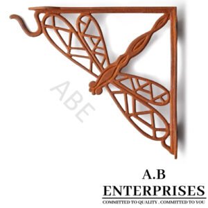 Handcrafted decorative plant hanger AB-PH-01 – Cast Iron with Black P.C. finish by A.B. Enterprises