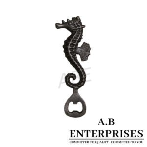 Sea Horse Small Bottle Opener – Cast Iron Mini Nautical Bar Tool by A.B. Enterprises