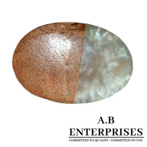 White and Brown Cabinet Knob for cabinets, drawers, and furniture by A.B. Enterprises India