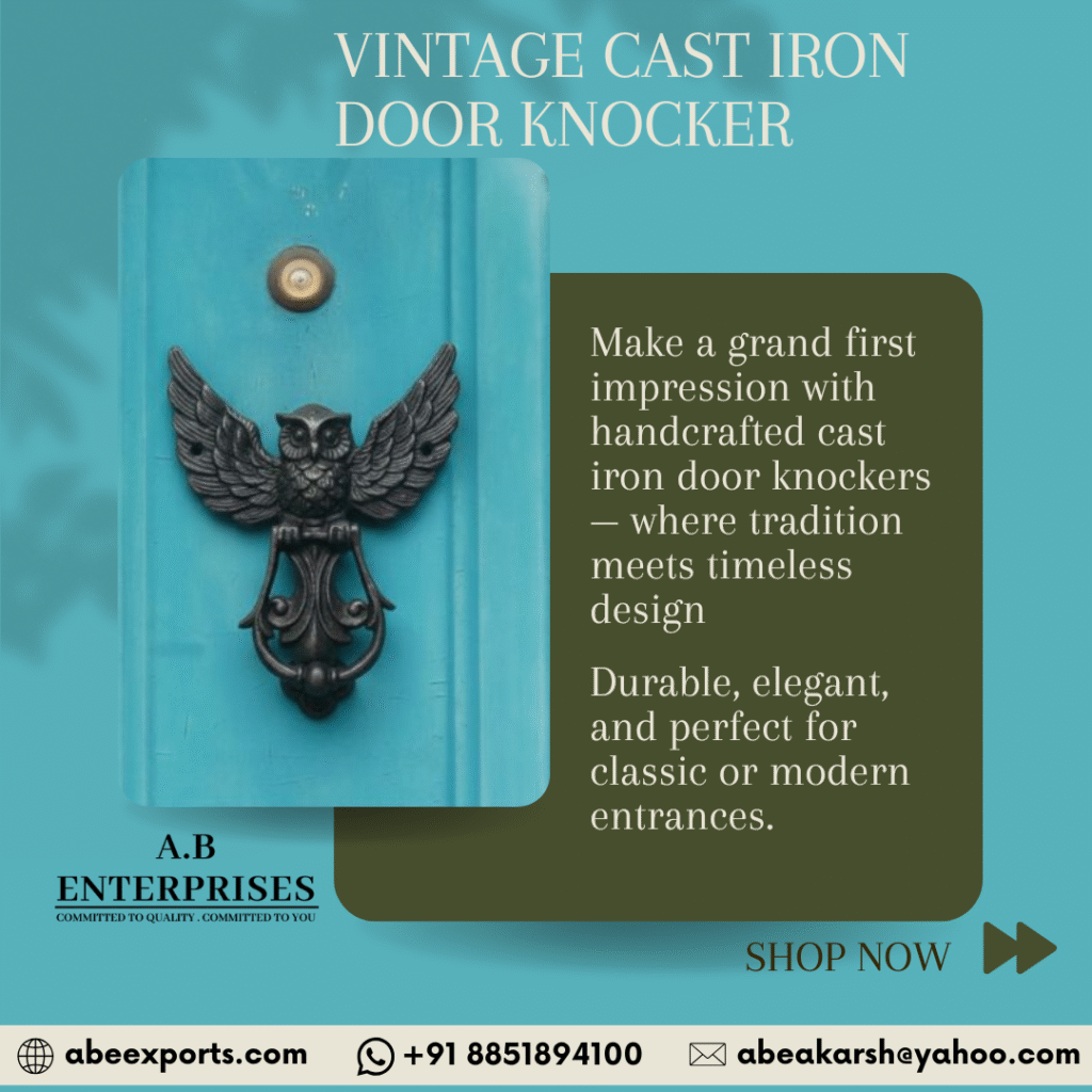 Cast iron door knockers and hardware – A.B. Enterprises