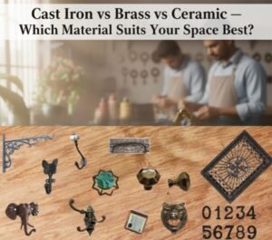 Which Material Is Best for Your Space: Ceramic, Brass, or Cast Iron?